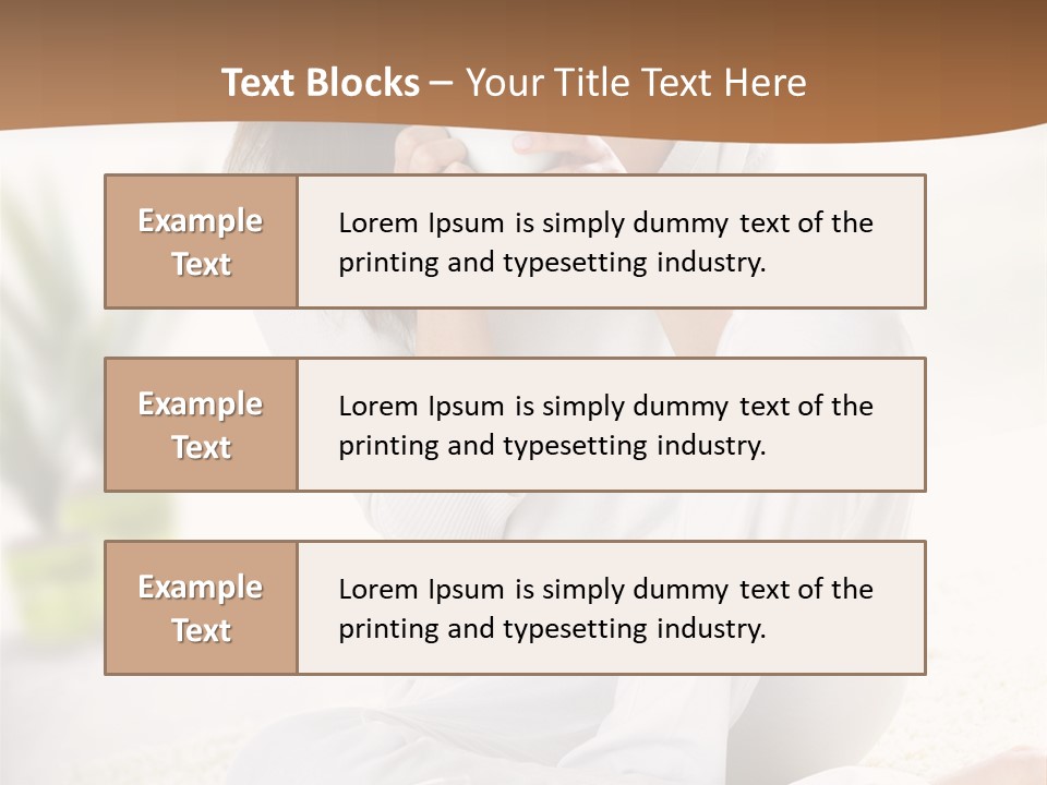 Indoor Expression Attractive PowerPoint Template