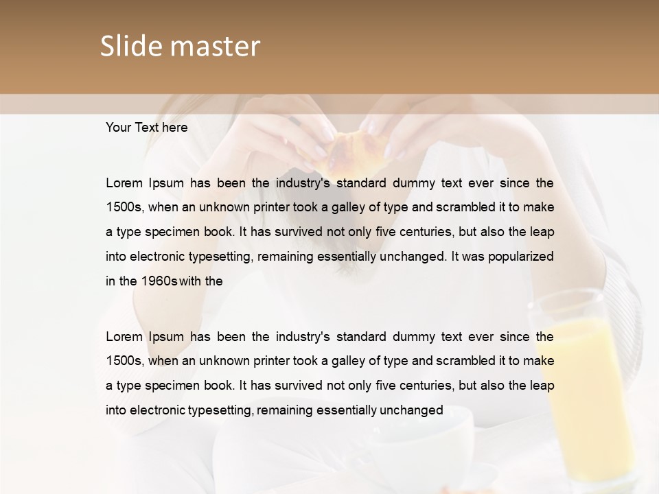 Cup Nutrition Bakery PowerPoint Template