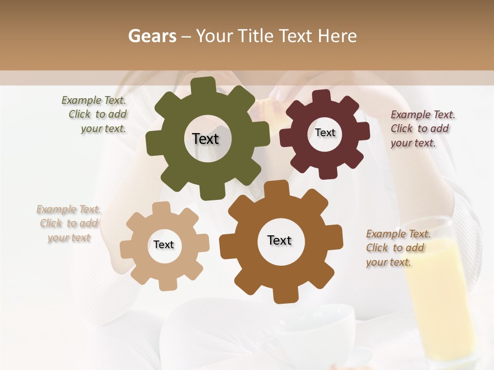 Cup Nutrition Bakery PowerPoint Template