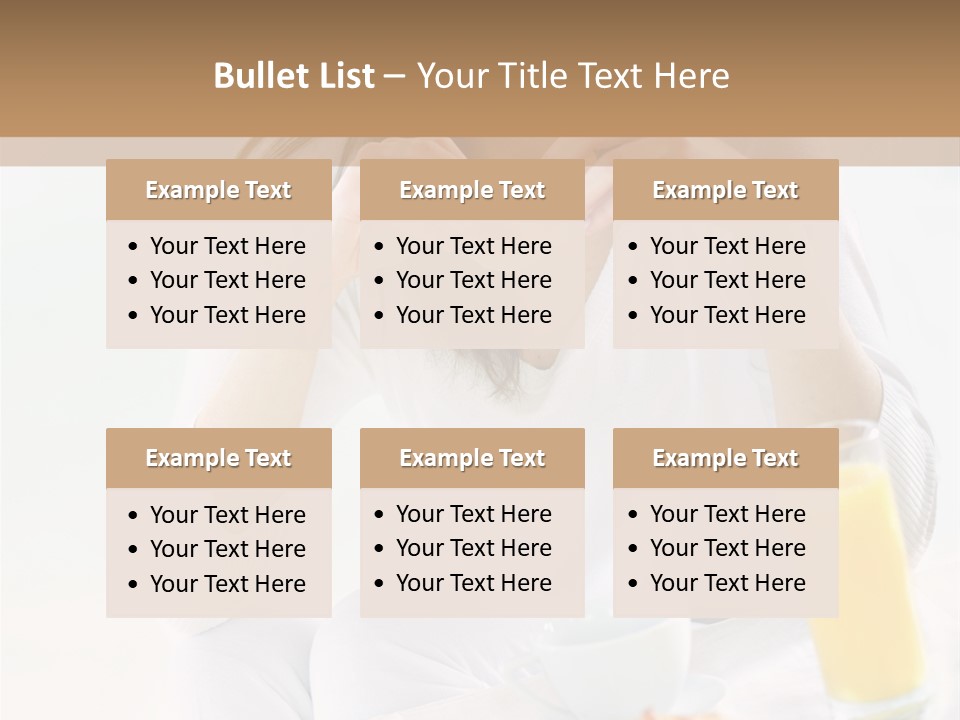 Cup Nutrition Bakery PowerPoint Template