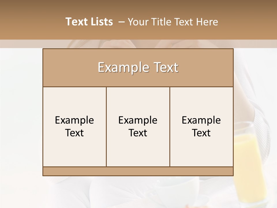 Cup Nutrition Bakery PowerPoint Template