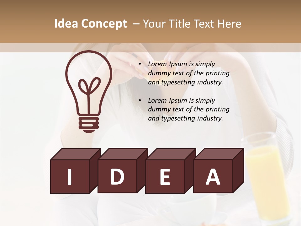 Cup Nutrition Bakery PowerPoint Template