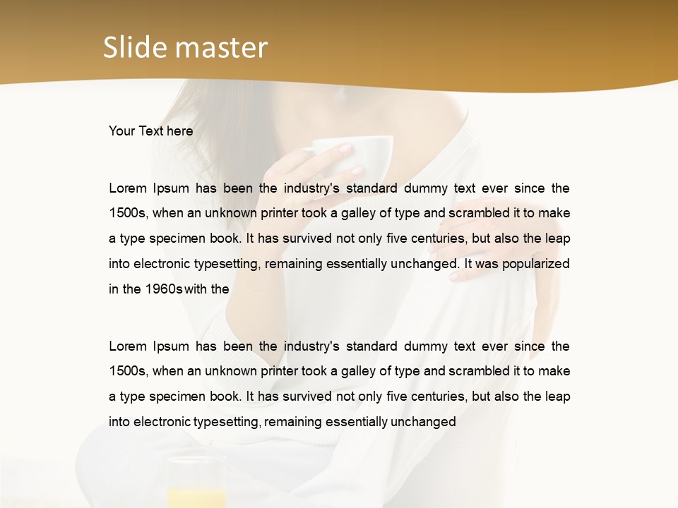 Young Green Beauty PowerPoint Template