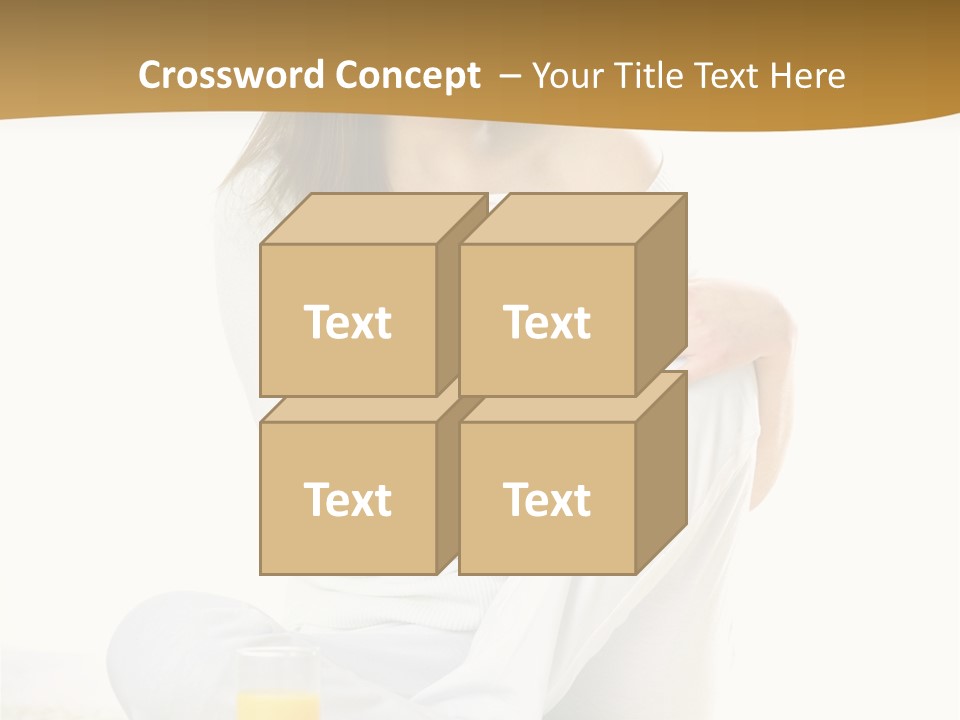 Young Green Beauty PowerPoint Template