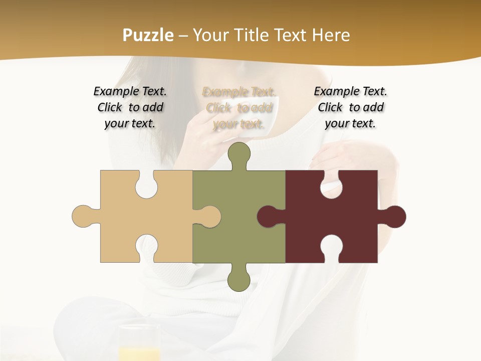 Young Green Beauty PowerPoint Template