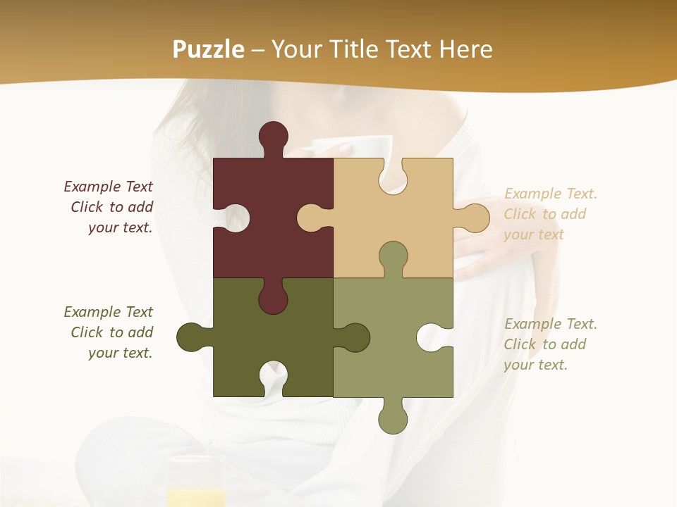 Young Green Beauty PowerPoint Template