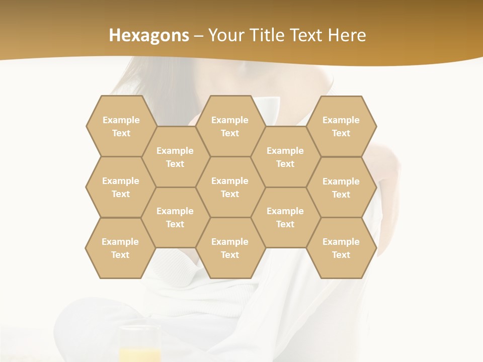 Young Green Beauty PowerPoint Template