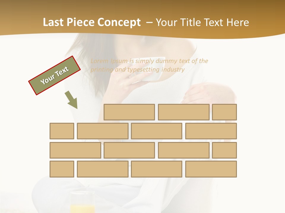 Young Green Beauty PowerPoint Template
