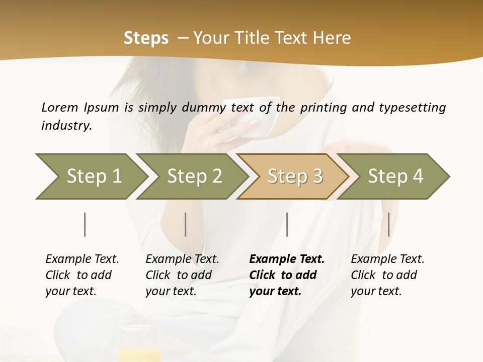 Young Green Beauty PowerPoint Template