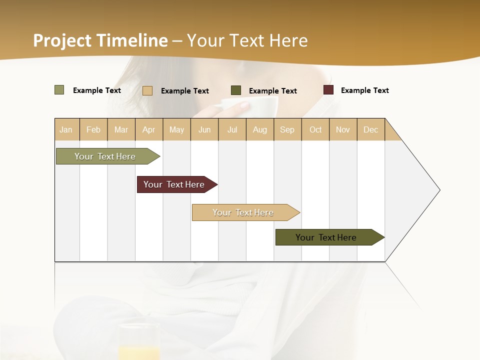 Young Green Beauty PowerPoint Template