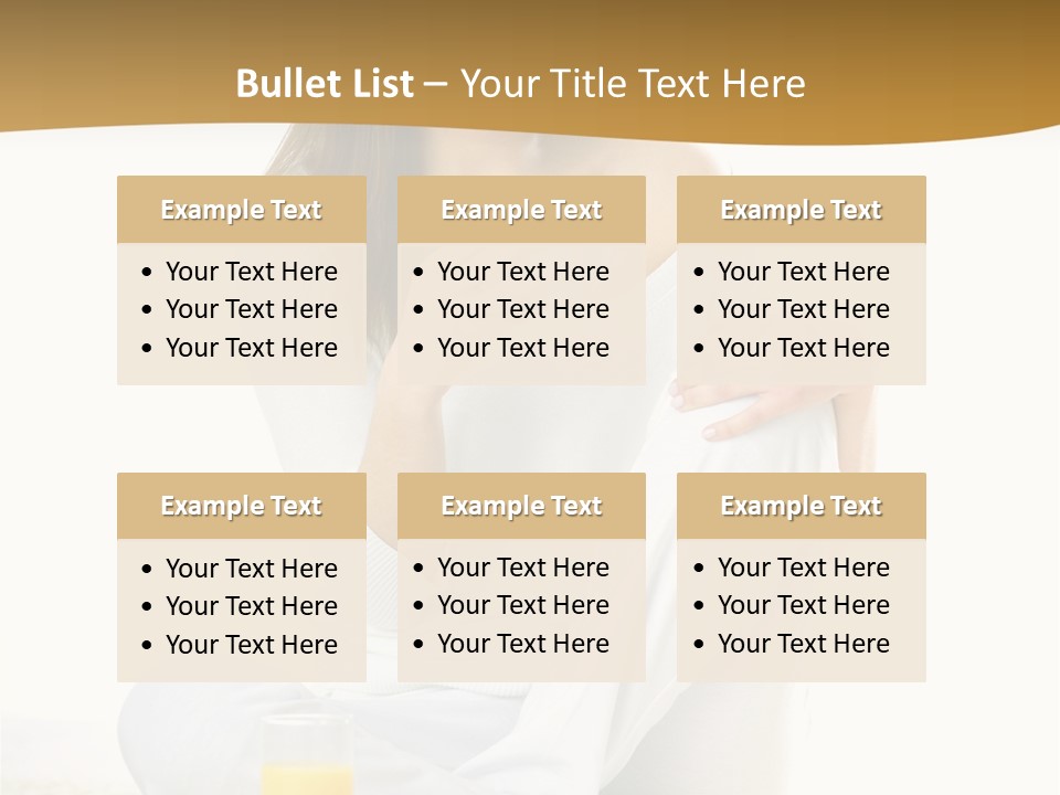 Young Green Beauty PowerPoint Template