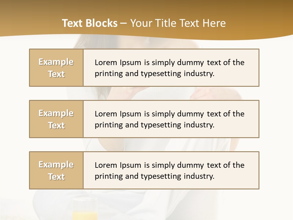 Young Green Beauty PowerPoint Template