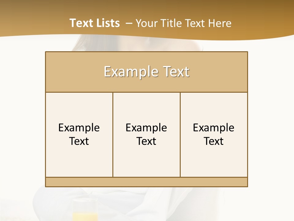 Young Green Beauty PowerPoint Template
