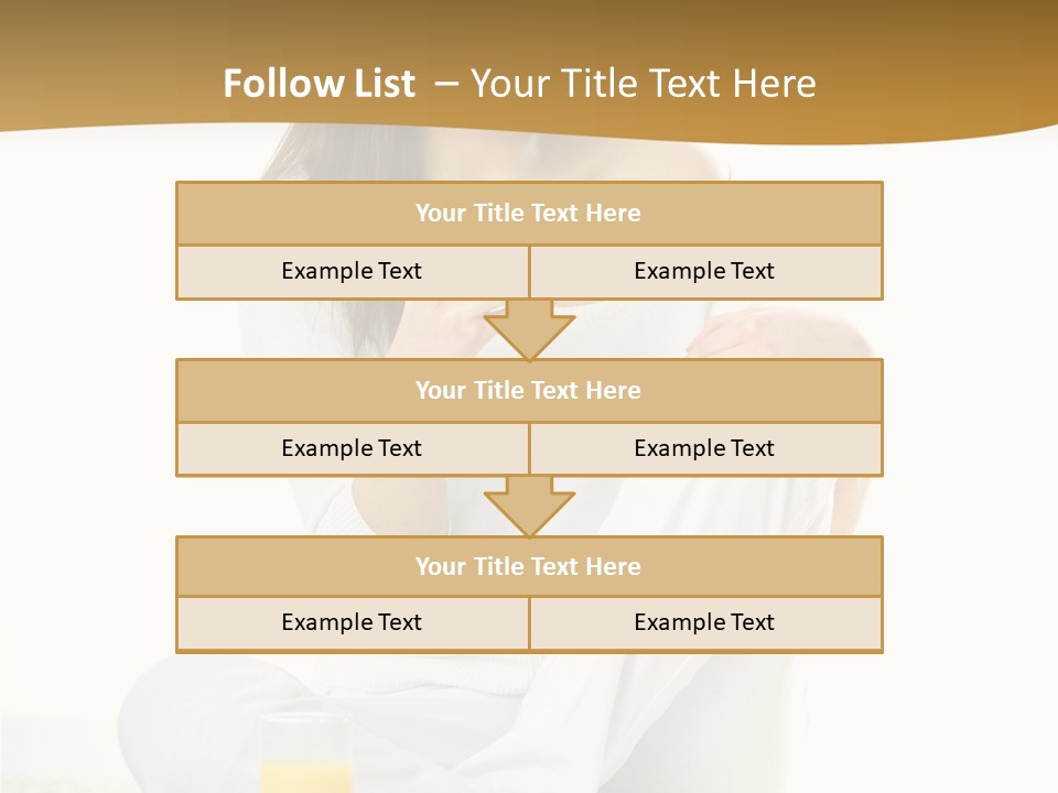 Young Green Beauty PowerPoint Template