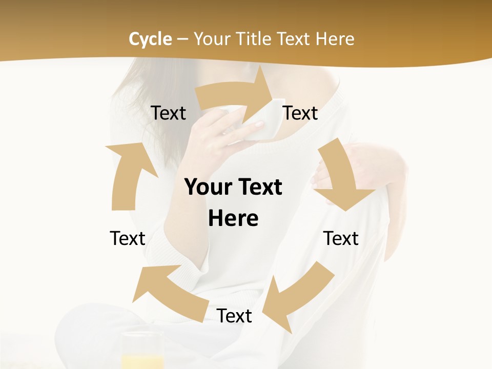 Young Green Beauty PowerPoint Template