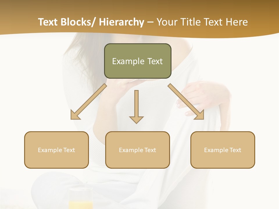 Young Green Beauty PowerPoint Template