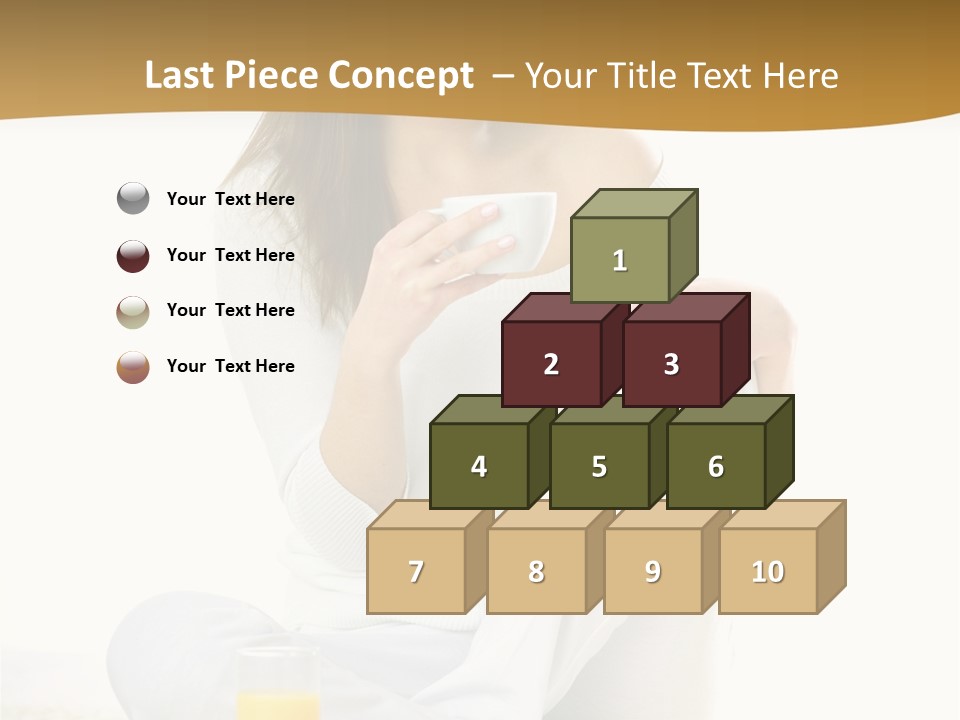 Young Green Beauty PowerPoint Template