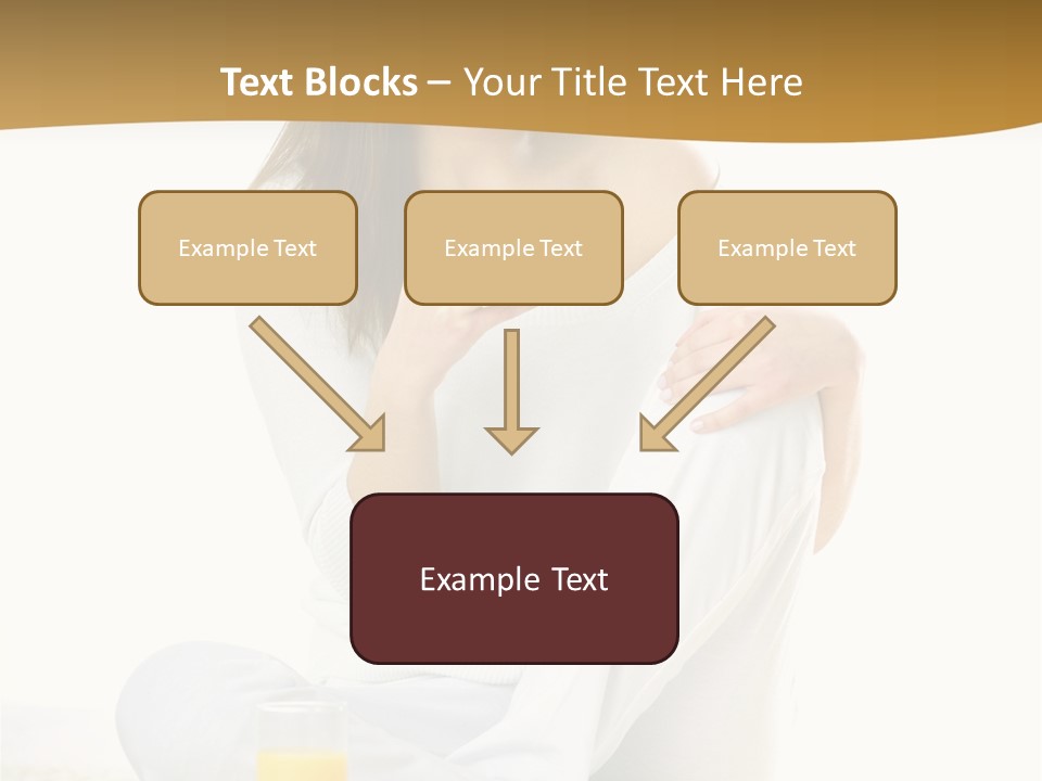 Young Green Beauty PowerPoint Template