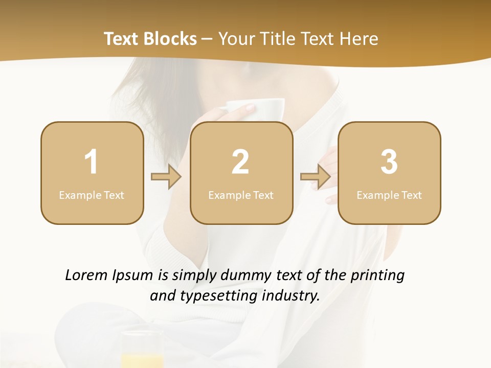 Young Green Beauty PowerPoint Template