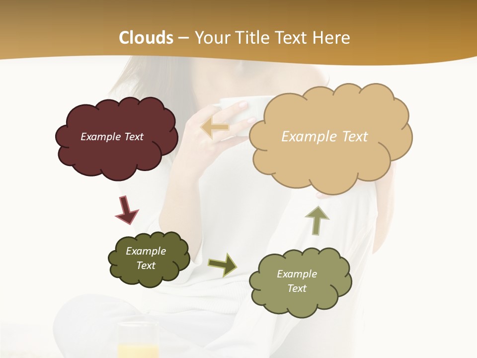 Young Green Beauty PowerPoint Template
