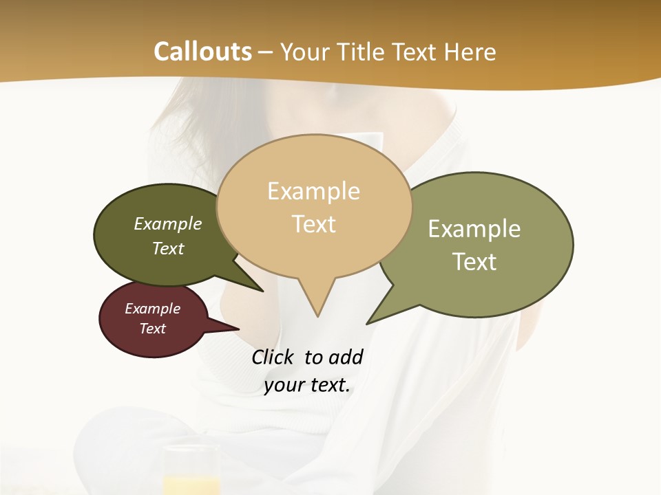 Young Green Beauty PowerPoint Template