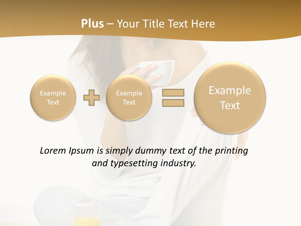 Young Green Beauty PowerPoint Template