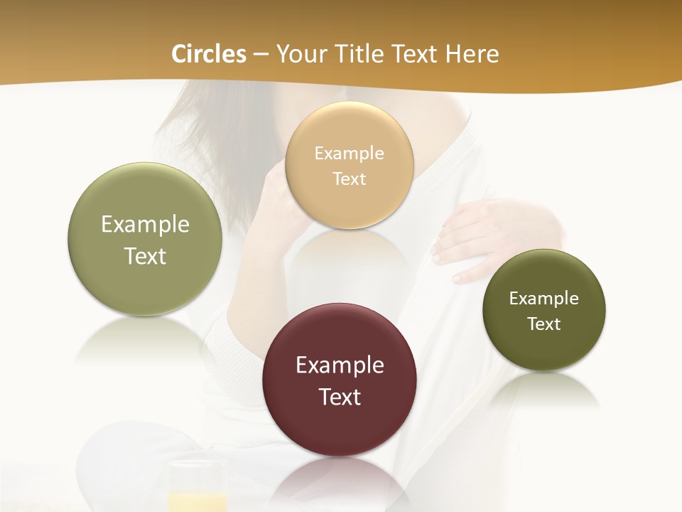 Young Green Beauty PowerPoint Template