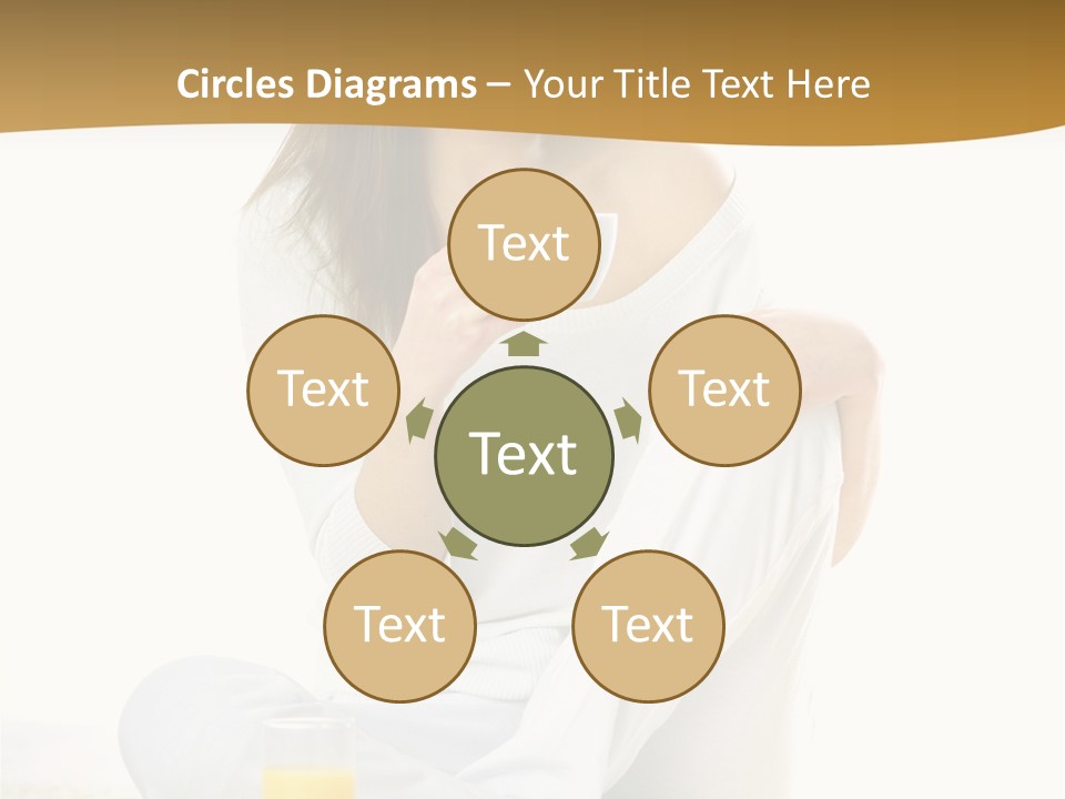 Young Green Beauty PowerPoint Template