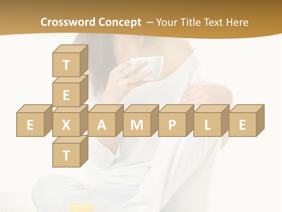 Young Green Beauty PowerPoint Template