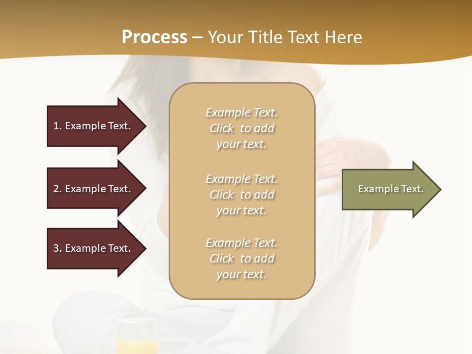 Young Green Beauty PowerPoint Template