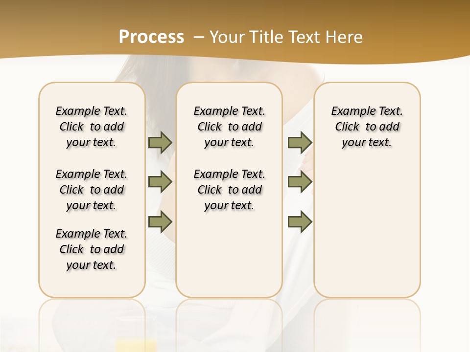 Young Green Beauty PowerPoint Template