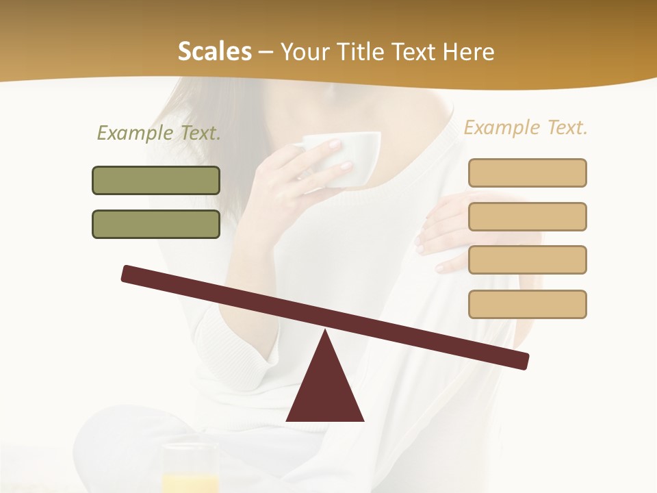 Young Green Beauty PowerPoint Template