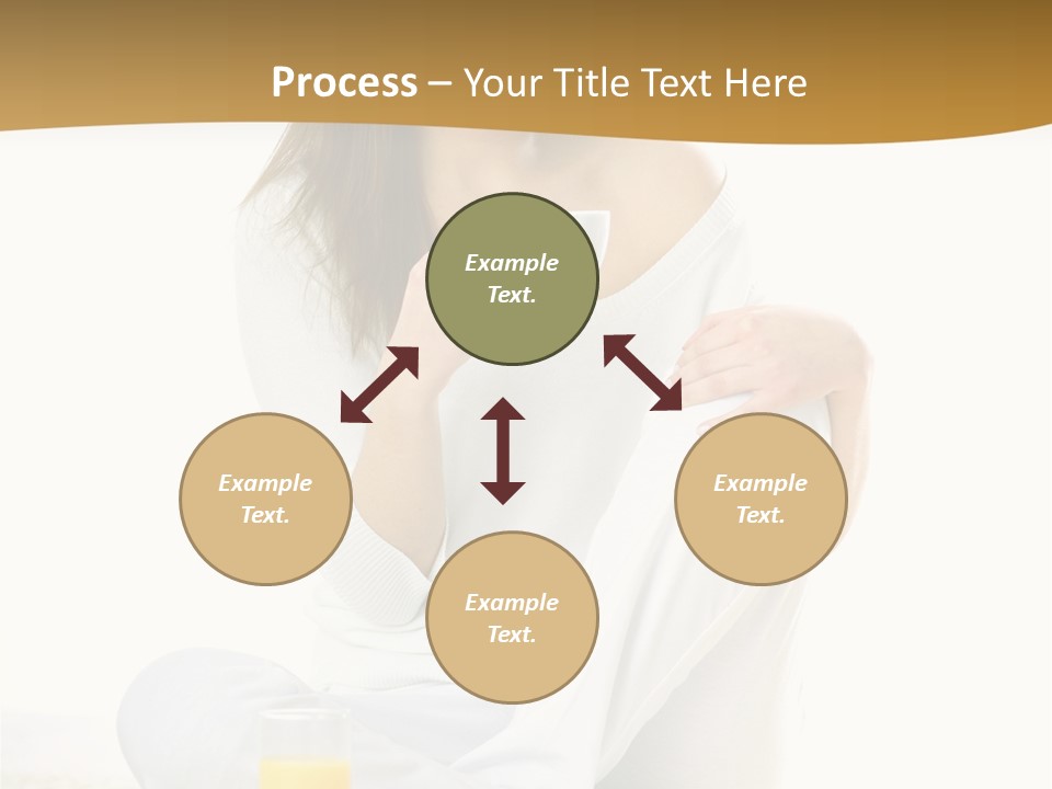 Young Green Beauty PowerPoint Template