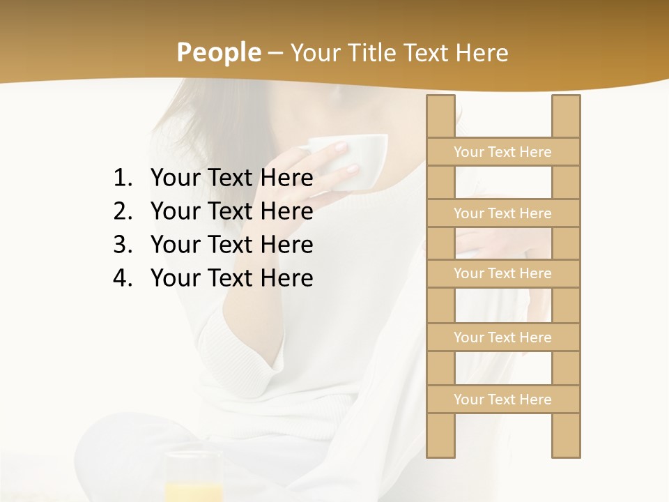 Young Green Beauty PowerPoint Template