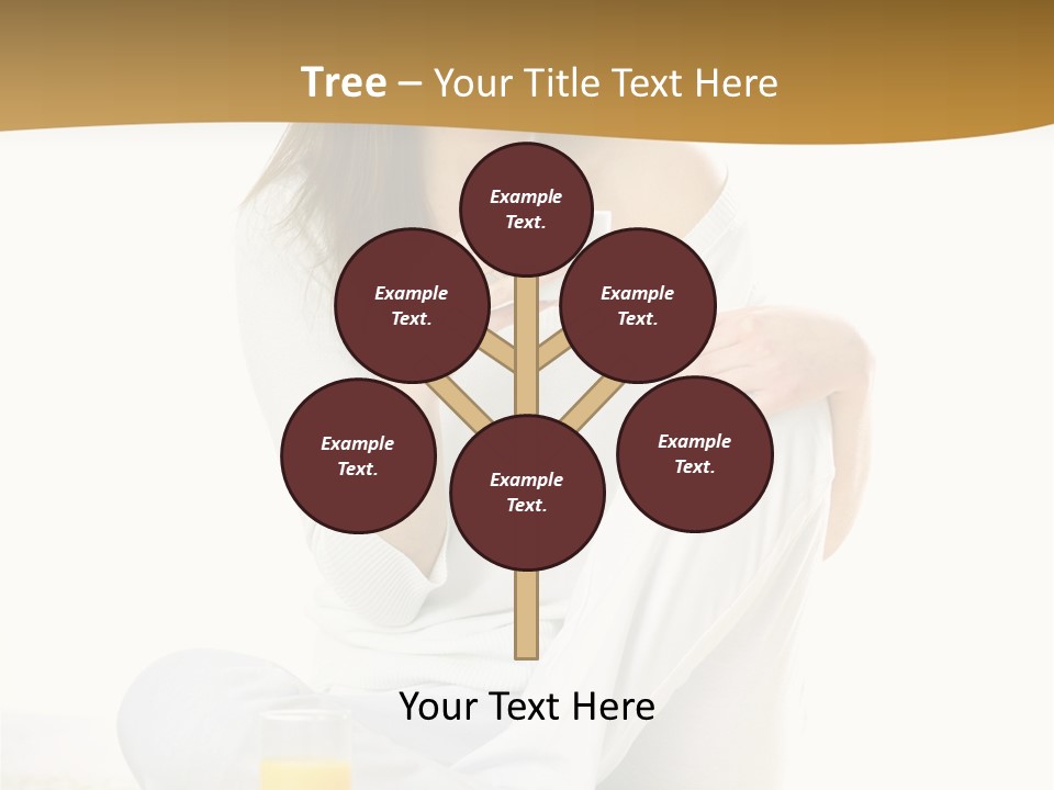 Young Green Beauty PowerPoint Template