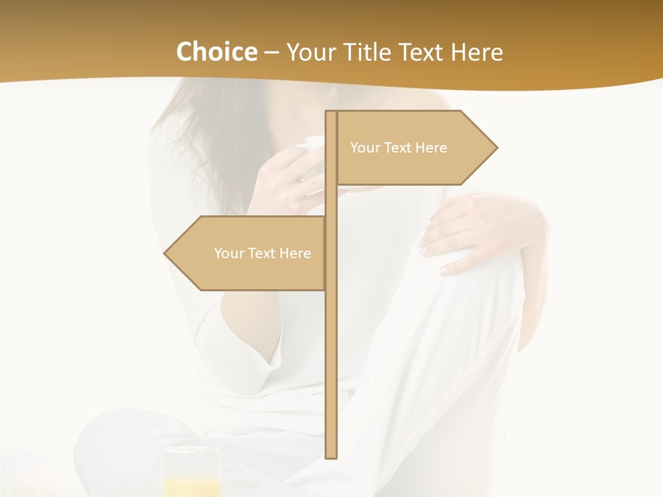 Young Green Beauty PowerPoint Template