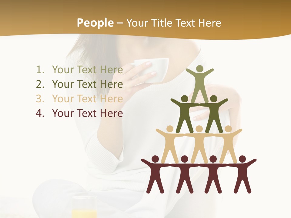 Young Green Beauty PowerPoint Template