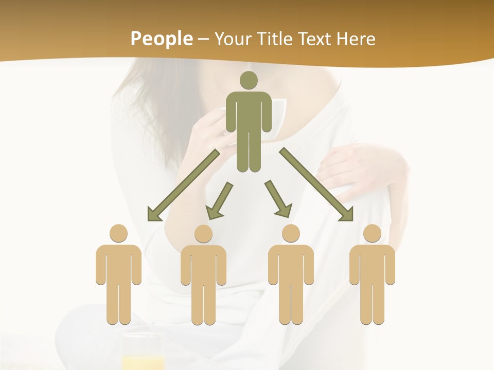 Young Green Beauty PowerPoint Template