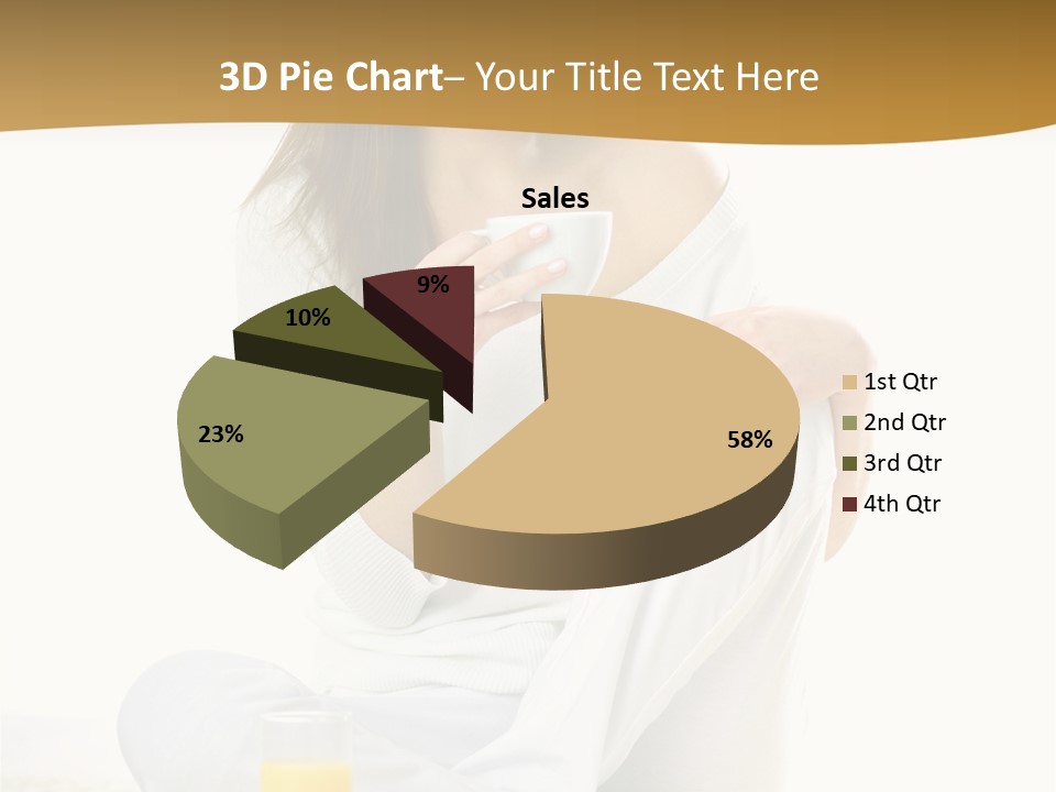 Young Green Beauty PowerPoint Template