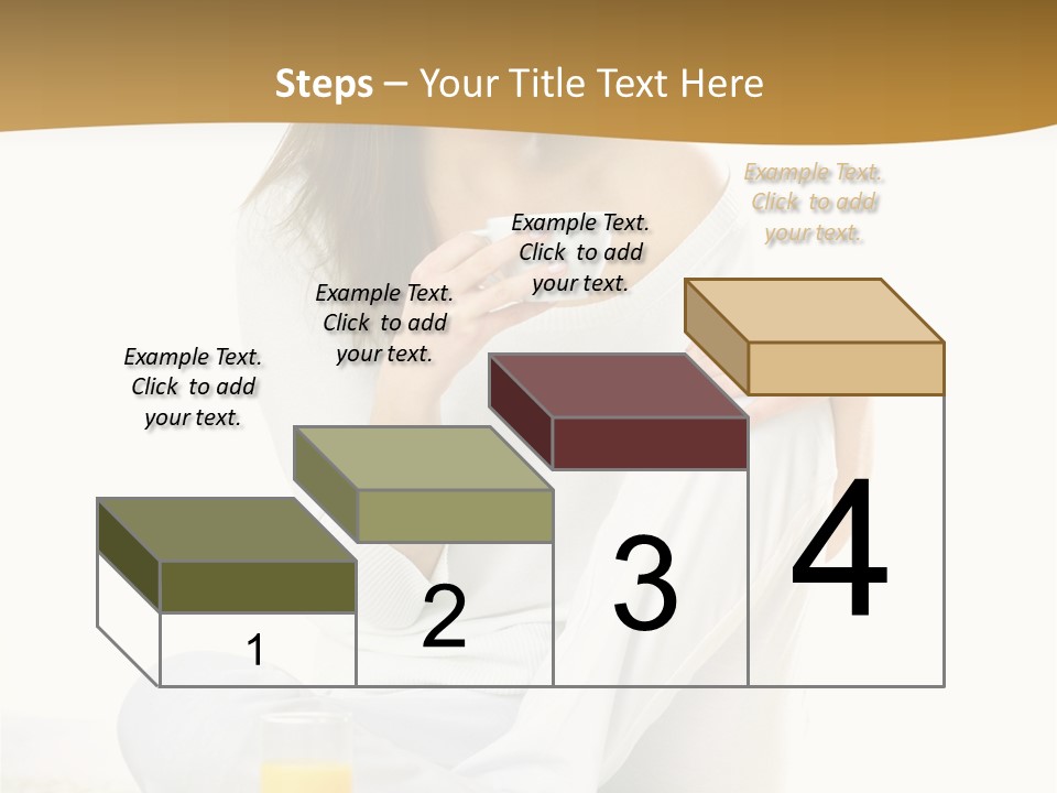 Young Green Beauty PowerPoint Template