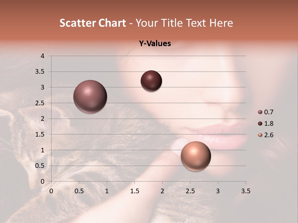 Closeup Longing Cute PowerPoint Template