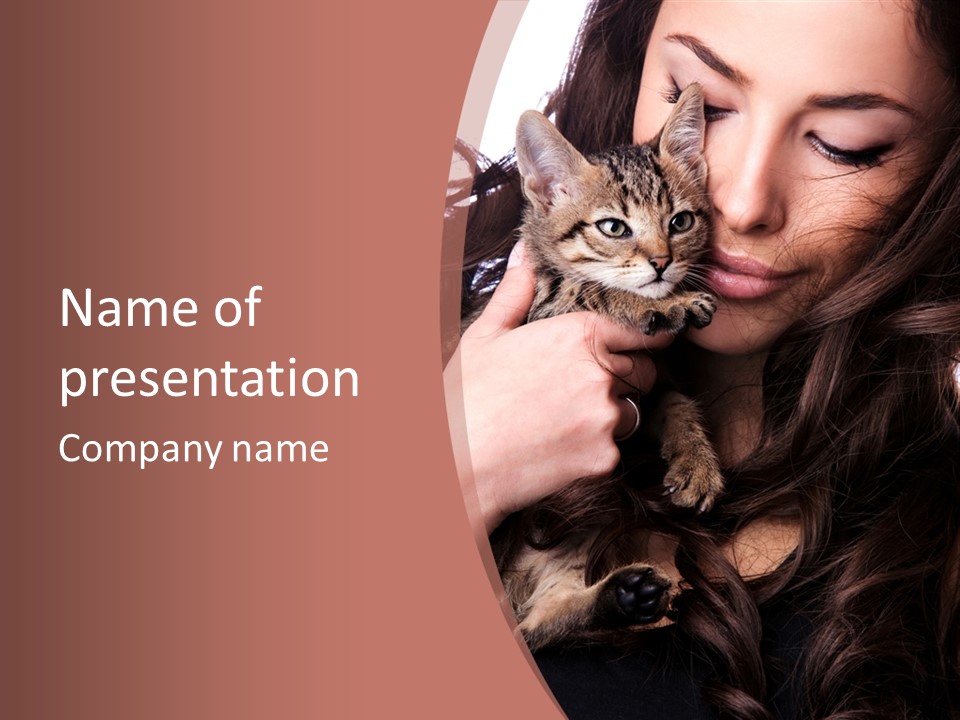 Beautiful Closeup Animal PowerPoint Template