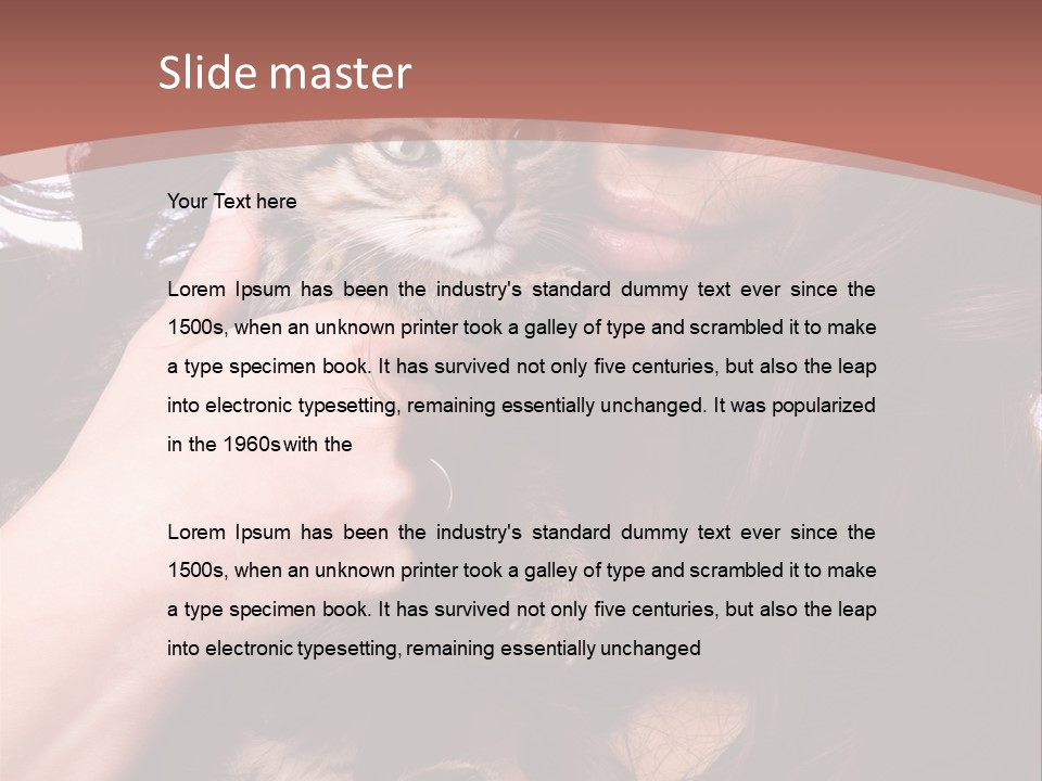 Beautiful Closeup Animal PowerPoint Template