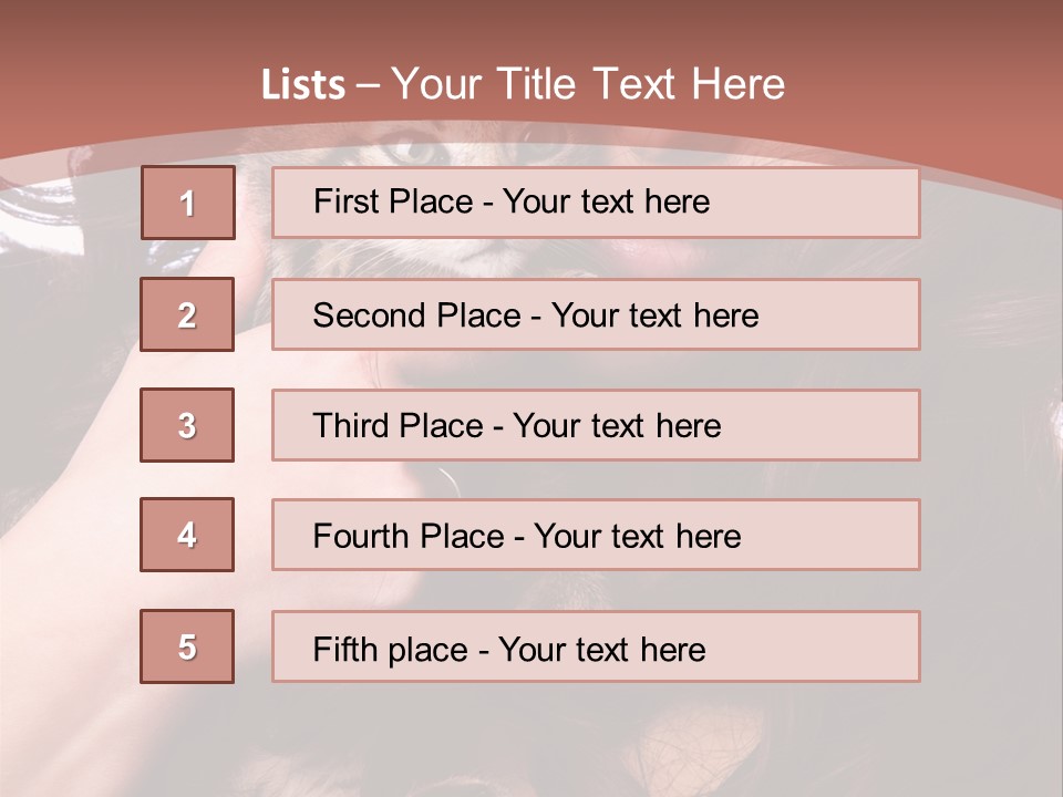 Beautiful Closeup Animal PowerPoint Template