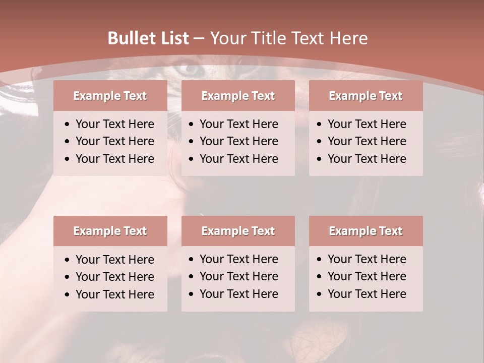 Beautiful Closeup Animal PowerPoint Template