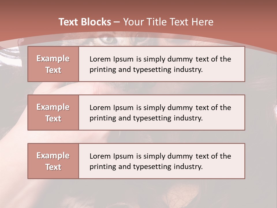 Beautiful Closeup Animal PowerPoint Template