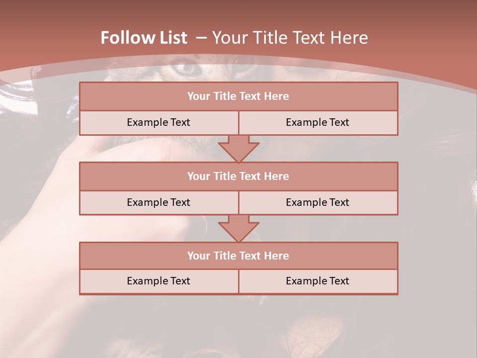 Beautiful Closeup Animal PowerPoint Template