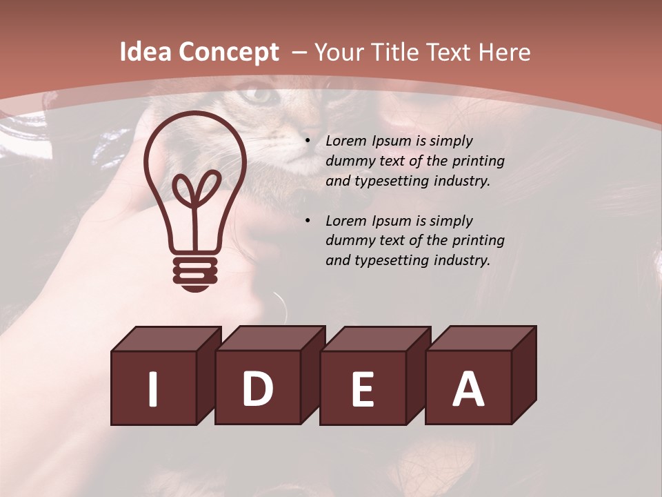 Beautiful Closeup Animal PowerPoint Template