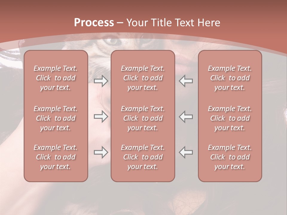 Beautiful Closeup Animal PowerPoint Template