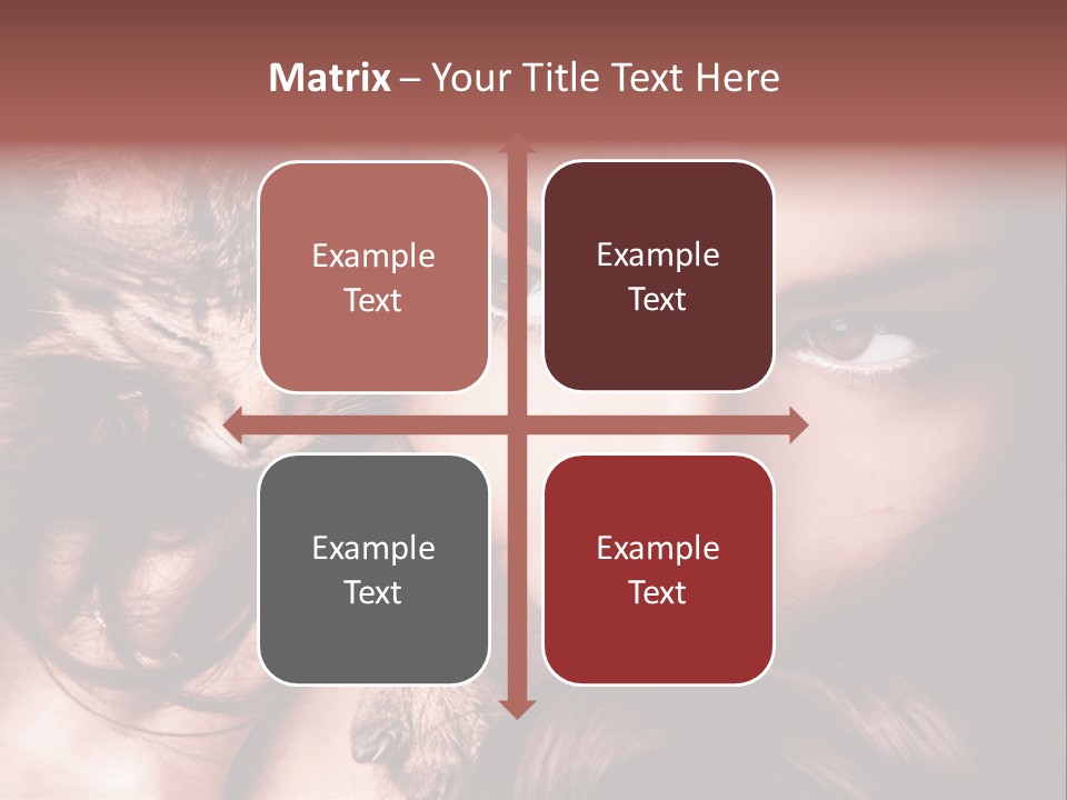 Holding Smile Friendship PowerPoint Template